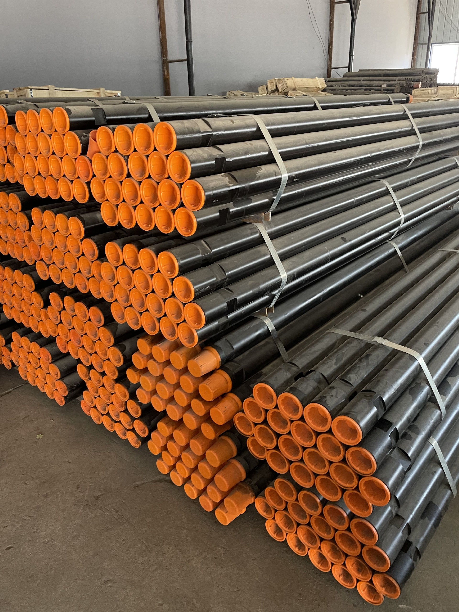 Mine anchor drill pipe